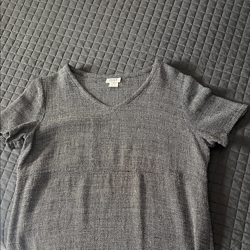 Eileen Fisher Charcoal Midi Dress